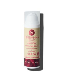 Herbanna Protector Solar Con Vitamina E Y Aloe Vera Spf 50 X 48G