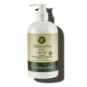 Herbanna Locion Crema Hidratante Corporal Con Vitamina E X 453 G
