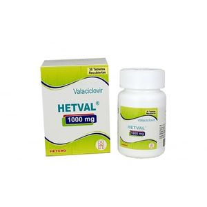 Hetval (Valaciclovir) 1000 Mg X 30 Tab