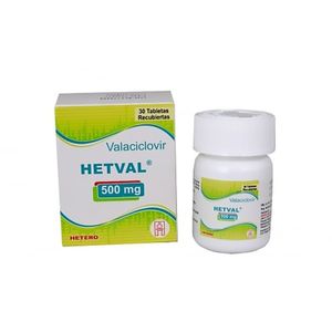 Hetval (Valaciclovir) 500 Mg X 30 Tab.