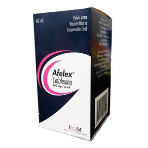 Afelex 250Mg (Cefalexina) Suspension X 60Ml Icom