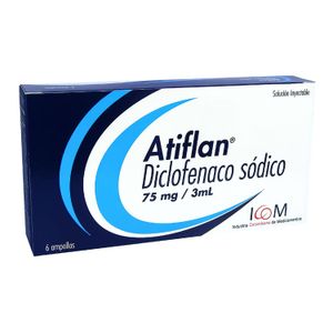 Atiflan 75Mg/3Ml (Diclofenaco) 6 Ampollas Ic Mq