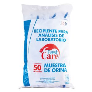 Frasco De Orina Fast Care X 50Ud Icom