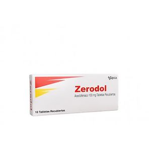 Zerodol (Aceclofenaco) 100Mg X 10Tab Ipca