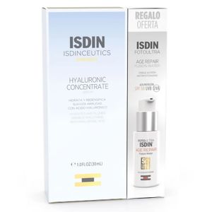 Pack Isdnceutics Hyalurinic Concentrate X 30 Ml + Age Repair Fusioon Water Spf 50 Uvb Daily X25 Ml