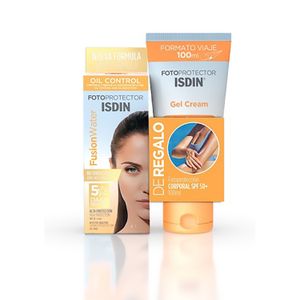 Pack Fotoprotector Fusion Water X 50 Ml + Gel Cream 50 + Refrescante X 100 Ml