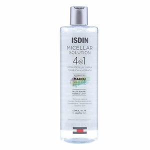 Isdin Micellar Solution 4 O 1 Desmaquillante Limpia Y Tonifica X 100 Ml