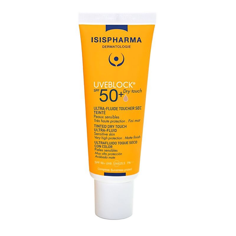 Isis-Uveblock-Spf-50-Dry-Touch-40Ml-Light-Tinted