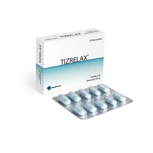 Tizrelax 2Mg/325Mg (Tizani-Acetam) X 20 Tab