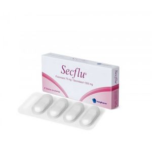 Secflu (Flucona-Secnida) 75/1000 X 4Tab.Rec.Jp