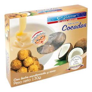 Cocadas Sin Azucar Con Dulce Leche X 130Gr.Jc