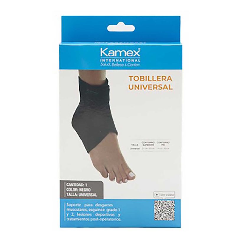 Tobillera-Universal-Color-Negro-Kamex