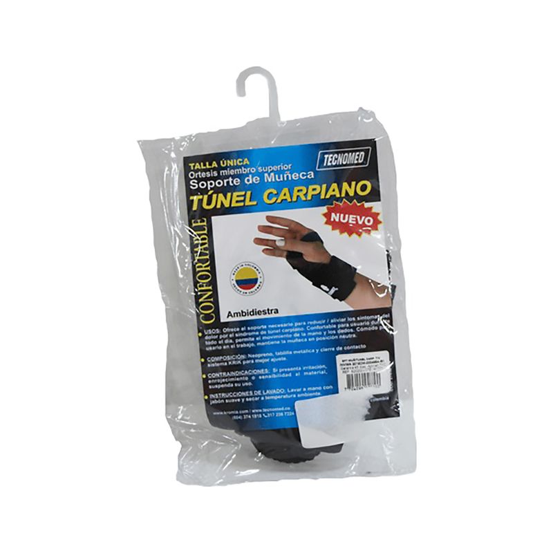 Soporte-Muneca-T.Carpiano-T.Xl-Negro-Tm