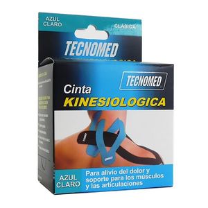Cinta Kinesiologica Clasica Azul Tec