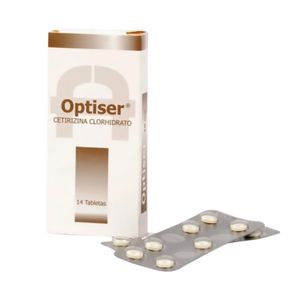 Optiser 10Mg (Cetirizina) X 14Tab.Ap
