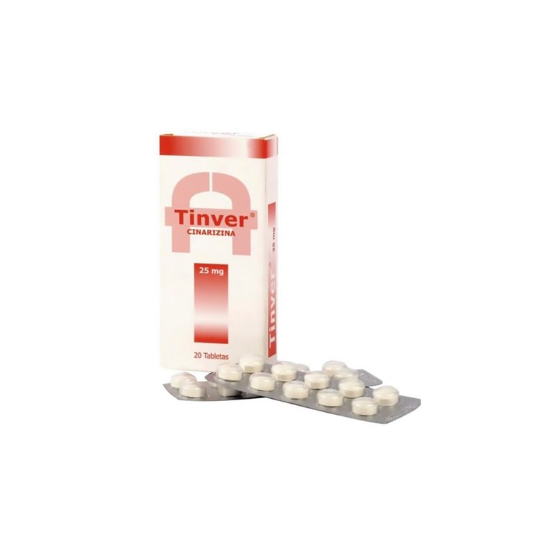 Tinver-25Mg--Cinarizina--X-20Tab.Ap