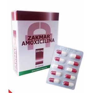 Zakmar 500Mg (Amoxicilina) X 20Cap Ac