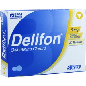 Delifon (Oxibutina) 5Ml X 20Tab.Best