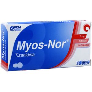 Myos-Nor (Tizanidina) 2Mg X 20Tab.Best