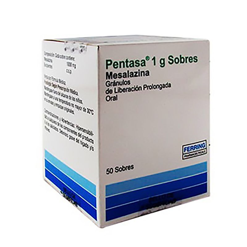 Pentasa-1Gr--Mesalazina--X-50Sob
