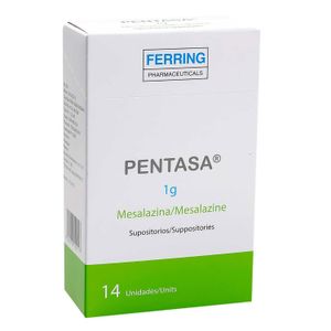 Pentasa (Mesalazina) Supositorio X 14 Uni