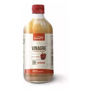 Funat Vinagre De Manzana Importado (Organico) X 500 Ml