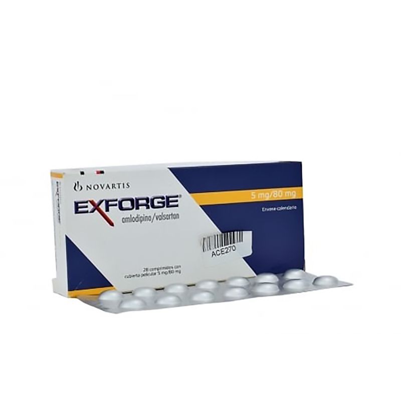 Exforge-5Mg-80Mg--Amlod-Valsa--X-28Comp.Nv