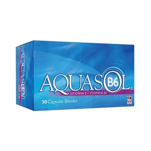 Aquasol+B6 (Vitamin.E-B6) X 30Cap Pc