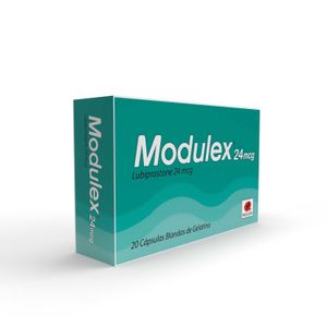 Modulex 24Mcg (Lubiprostone) X 20Cap.Blands.Geltn.Pc