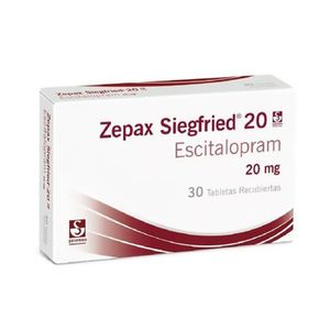Zepax 20Mg (Escitalopram) X 30Tab