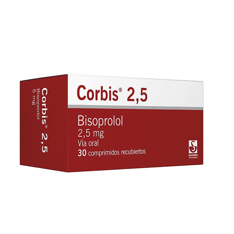 Corbis--Bisoprolol--2.5-Mg-30-Tabletas