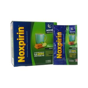 Noxpirin  (Aceta-Clorfen-Fenilef) Noche Pague 20 Lleve X 24 Sobres