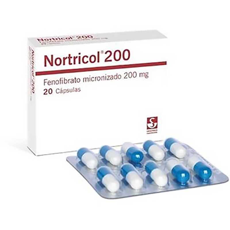 Nortricol--Fenofibrato--200-Mg-10-Cap