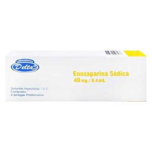 Enoxaparina Sodica 40Mg/0.4 Ml X 10 Amp