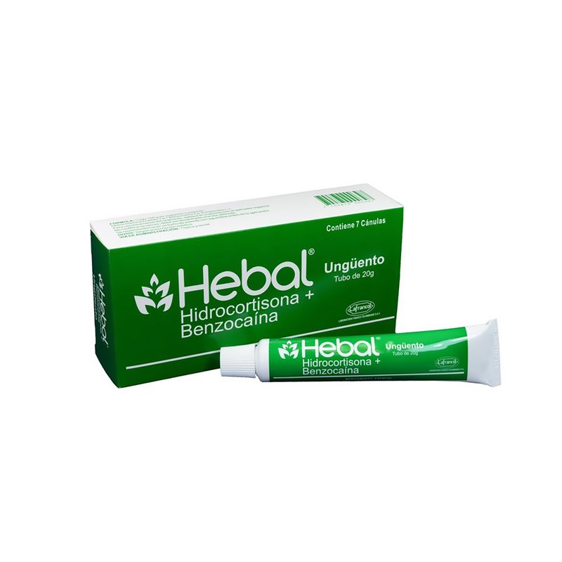 Hebal--Hidroc-Benzoca--Unguento-X-20Gr.Lf