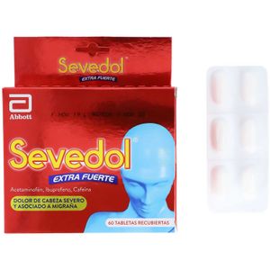 Sevedol Extra Fuerte (Aceta-Ibupro-Cafeina) X 60Tab.Lf