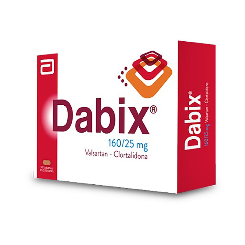Dabix-160Mg-25Mg--Valsa-Clortali--X-30Tab