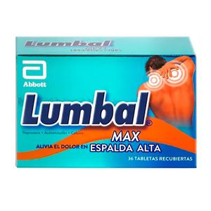 Lumbal Max 250Mg (Naproxeno-Aceta-Cafeina) X 36 Tab Lf