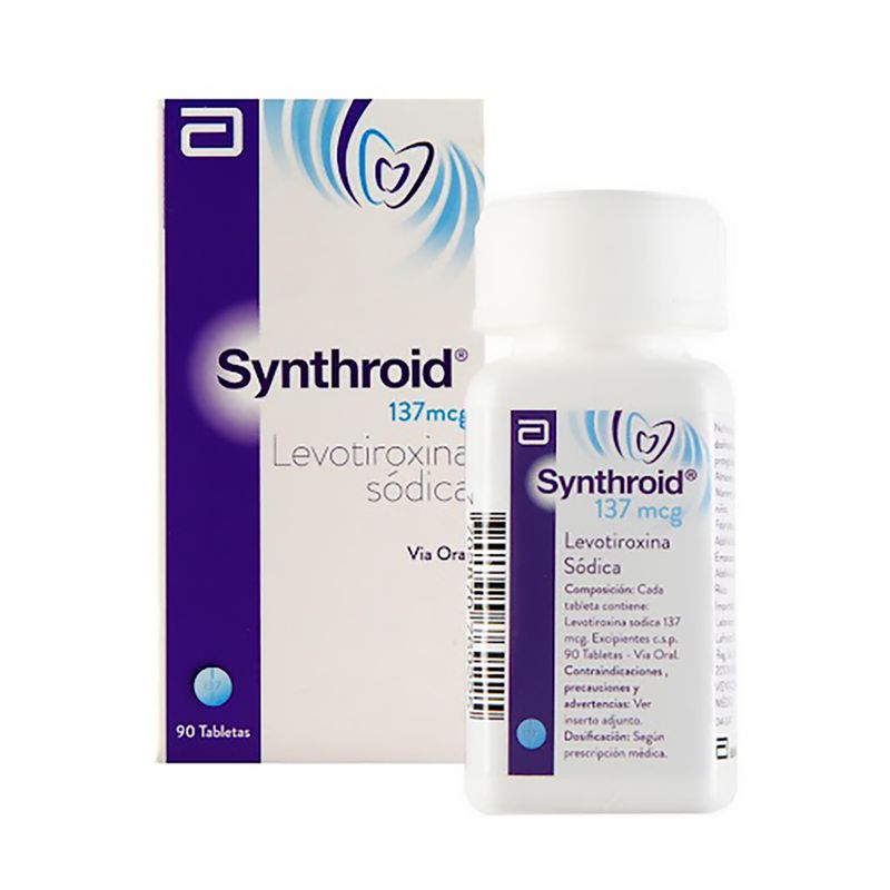 Synthroid-137Mcg--Levotiroxina--Pote-X-90Tab.Lf
