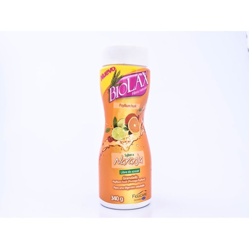 Biolax-Fibra--Pyllium--Naranja-Granulado-X-340Gr.Lf
