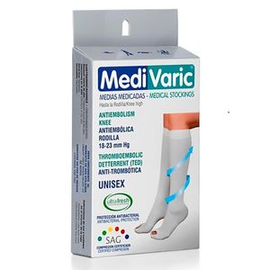 Medias Medicadas Bja Comp. Blanco Opaca M M.V