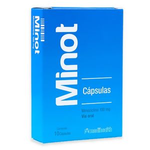Minot 100Mg X 10Cap
