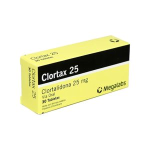 Clortax 25 Mg X 30 Tab