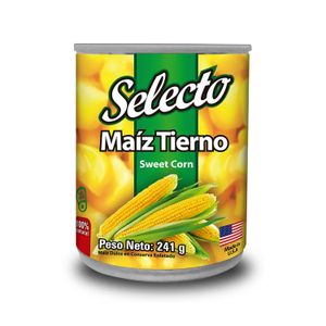 Selecto Maiz Tierno Dulce Enlatado Sweet Corn X 241G
