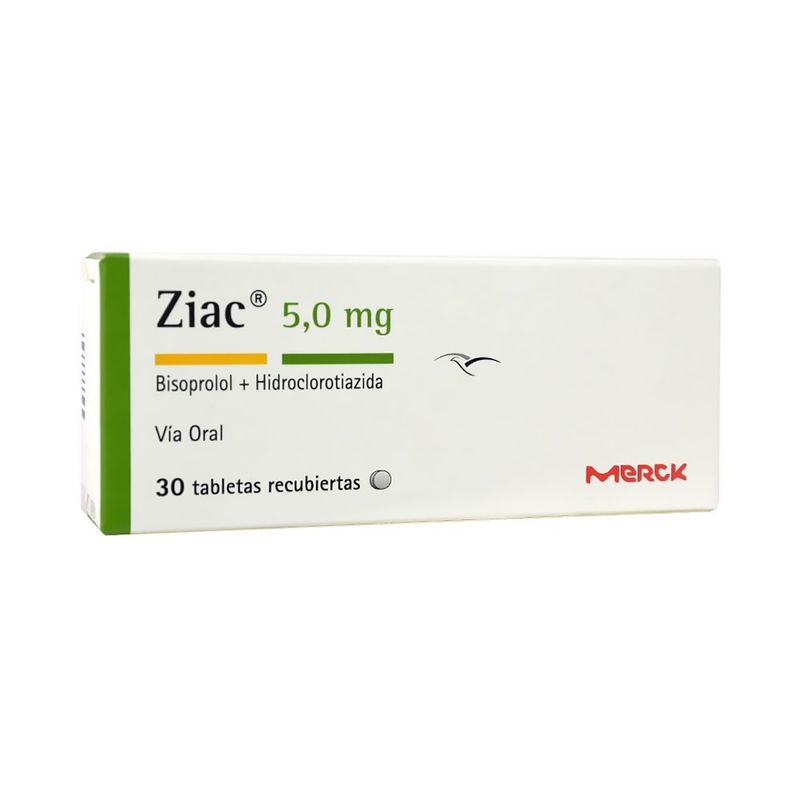 Ziac-5.0-6.25Mg--Bisop-Hidroclo--X-30Tab.Recb.M