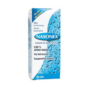 Nasonex Spray Nasal 0.05% (Mometasona) X 10Gr-60Aplic.Msd