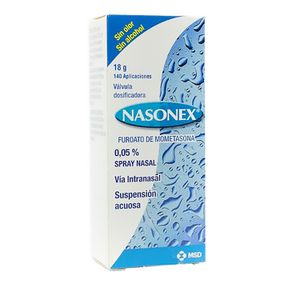 Nasonex Spray Nasal 0.05% (Mometasona) X 18Gr-140Aplic.Msd