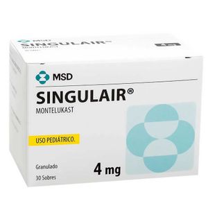 Singulair Granulado 4Mg (Montelukas) X 30Sob Msd