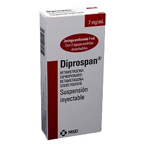 Diprospan (Betametasona) 7Mg/Ml 1Ml Jeringa Prel.Msd