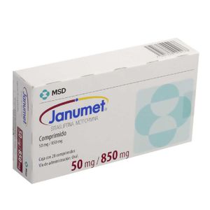 Janumet 50/850Mg (Sitagli-Metfor) X 28Tab Msd